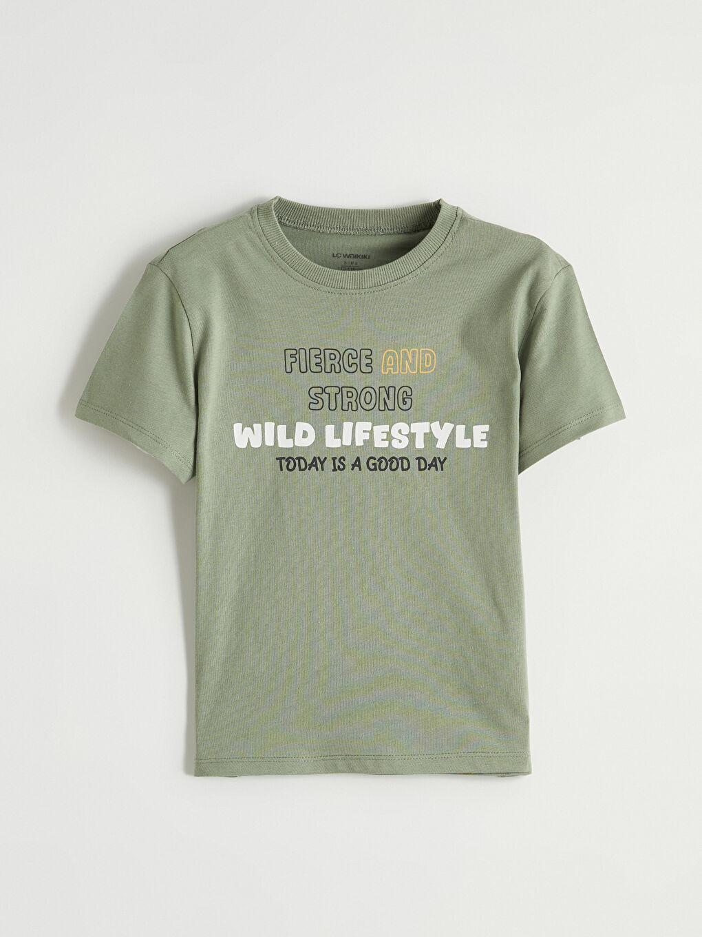 Ekru Baskılı Erkek Çocuk Tişört 4'lü-6