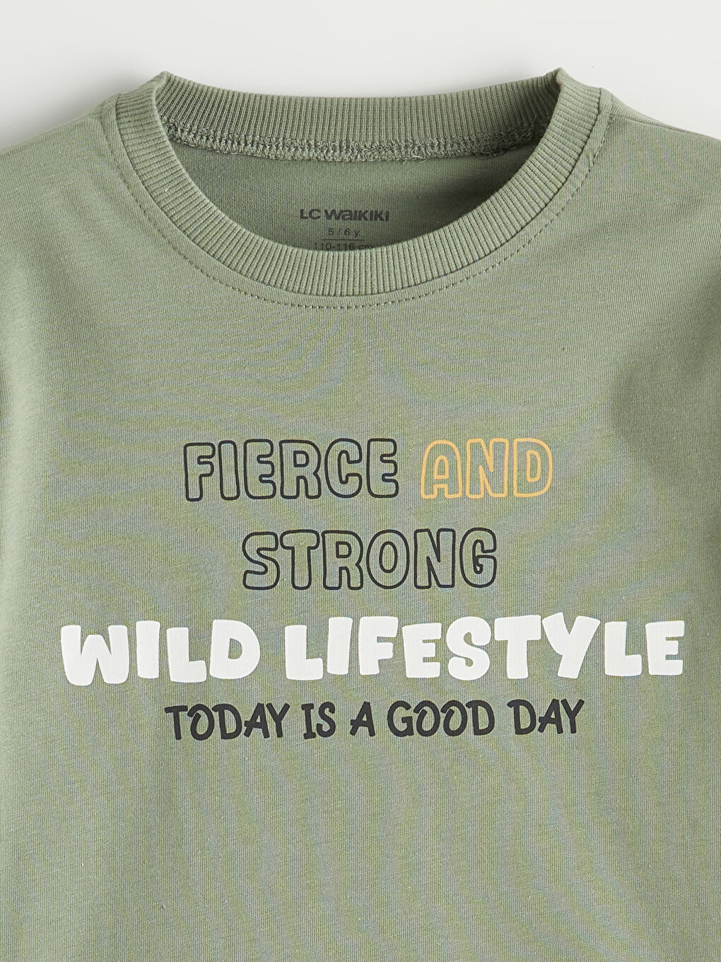 Ekru Baskılı Erkek Çocuk Tişört 4'lü-7