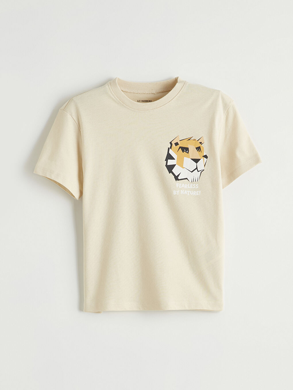 Ekru Baskılı Erkek Çocuk Tişört 4'lü-8