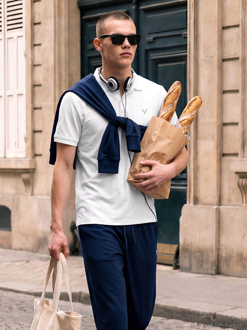 Polo Collar Men's Sports T-Shirt-2