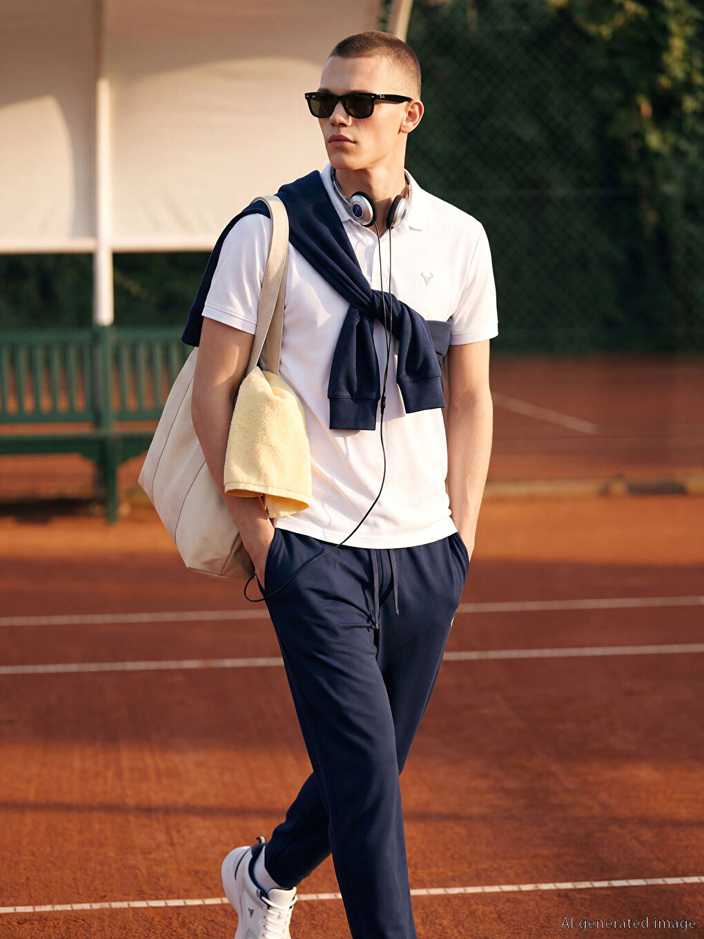 Polo Collar Men's Sports T-Shirt-3