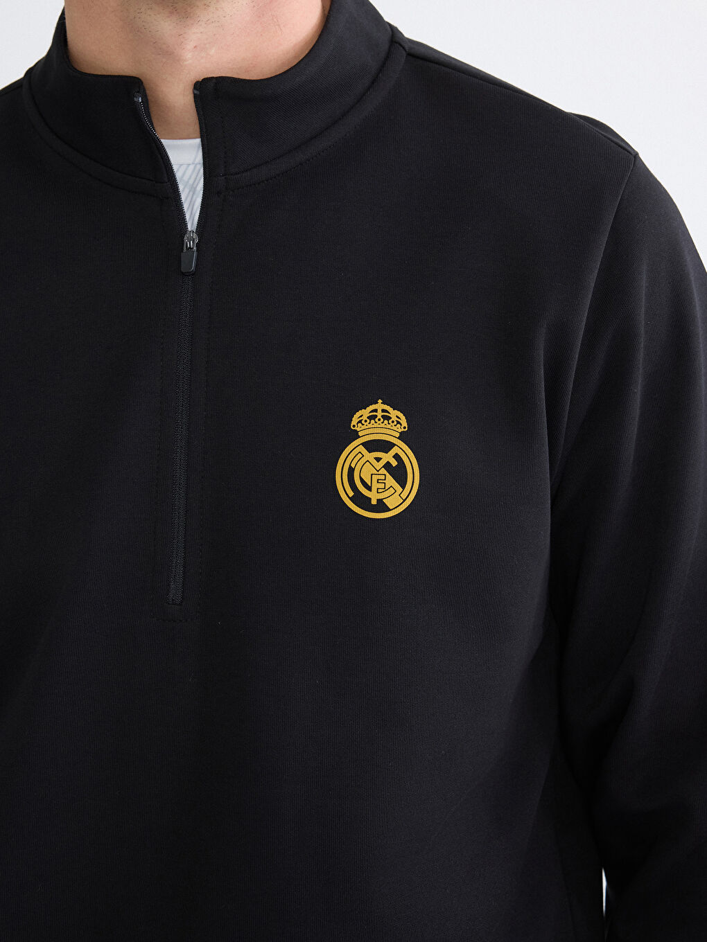 Real Madrid Nakışlı Erkek Sweatshirt-2