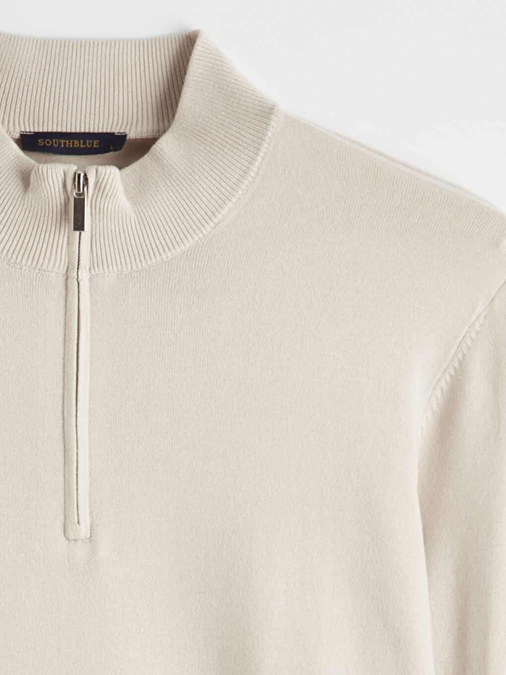 Men's turtleneck knit sweater.-5