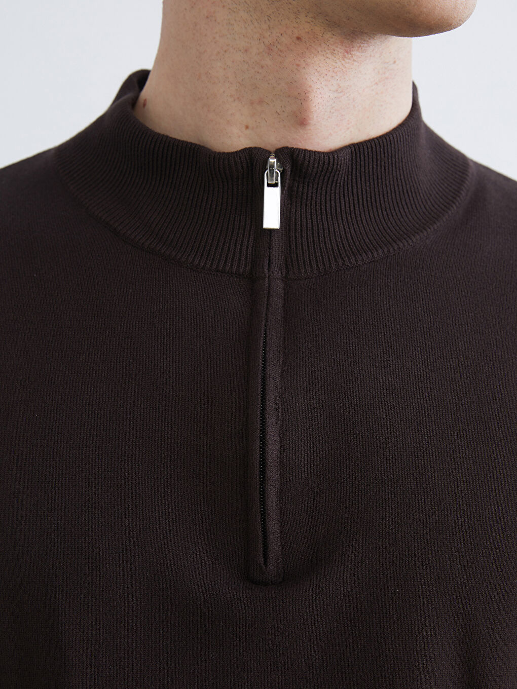 Men's turtleneck knit sweater-2