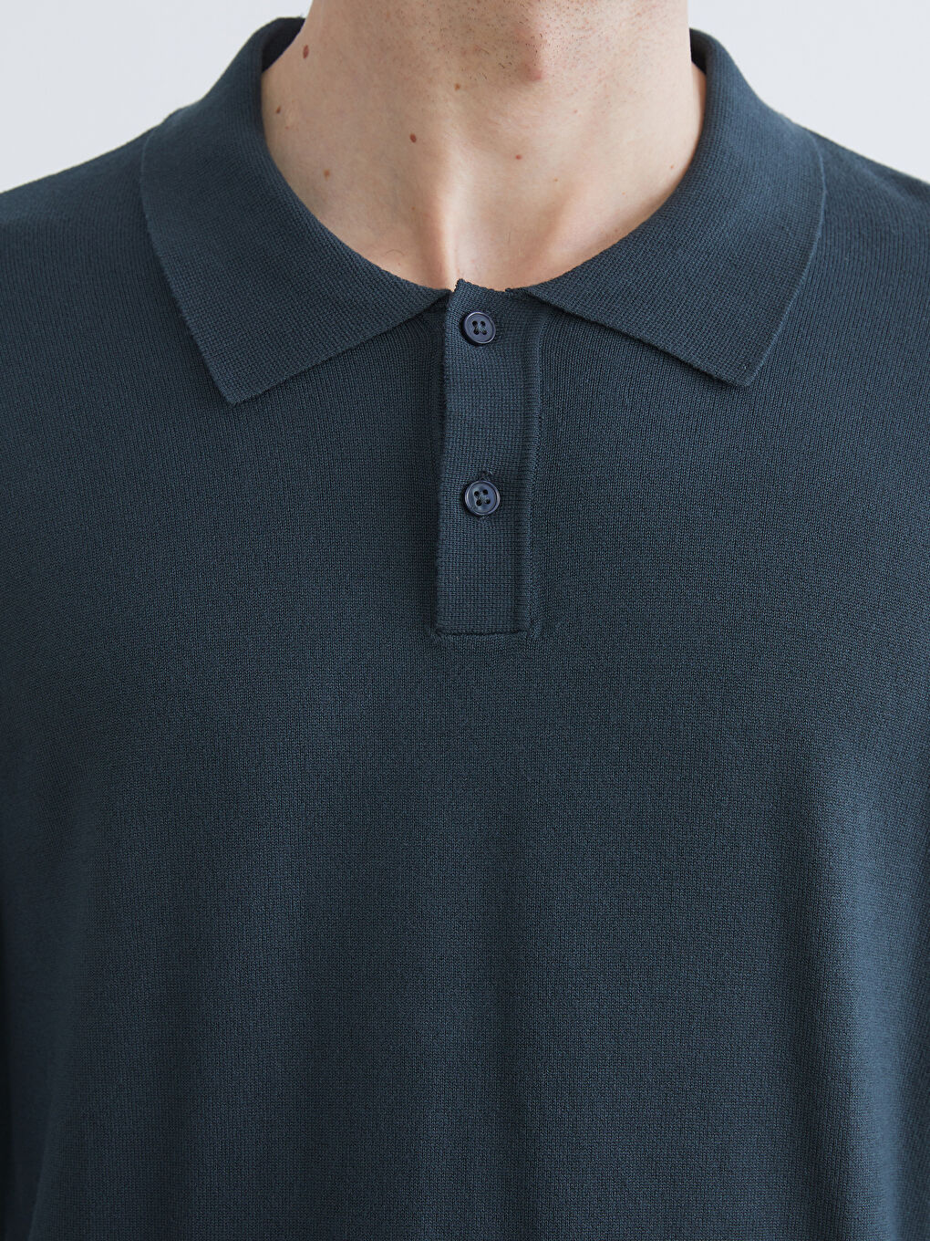 Мужской свитер водолазка трикотажный-2