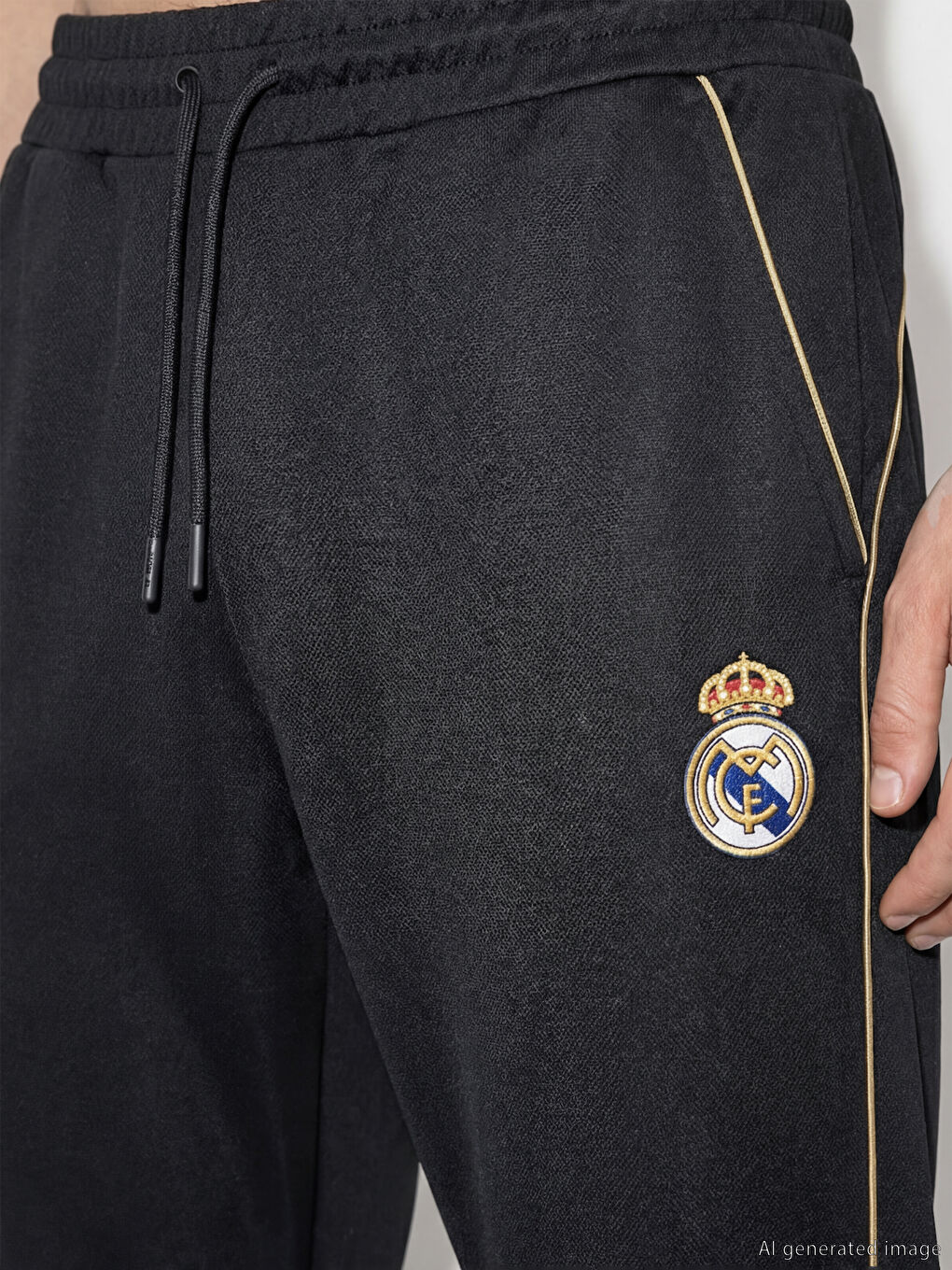 بنطال رياضي مطبوع ريال مدريد عادي - رجال-2