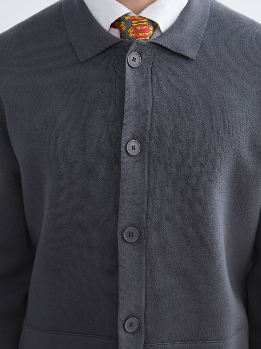 სტანდარტული რეგულარული გოლფი მამაკაცებისთვის ტრიკოტაჟი კარდიგანი-2