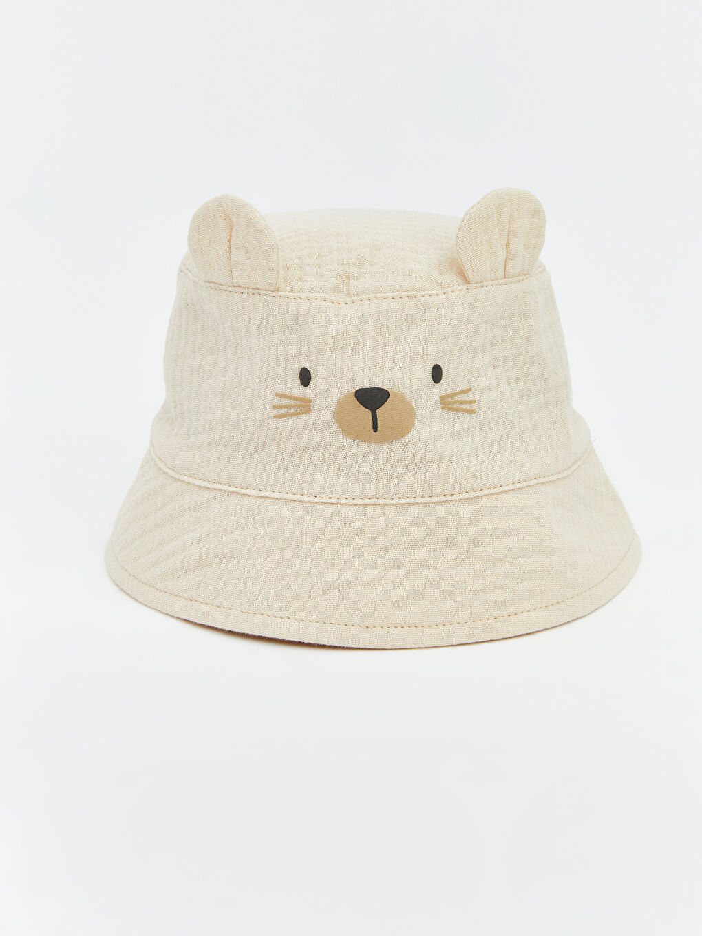 قبعة طفل رضيع بنمط الحيوانات