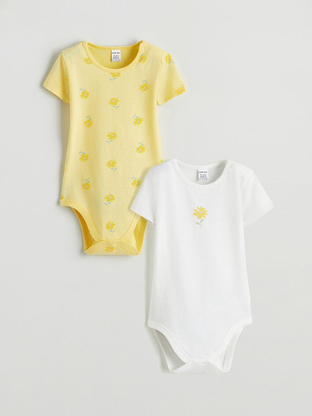 Μωρό Κορίτσι ΚΙΤΡΙΝΟ Κορμάκι με κούμπωμα