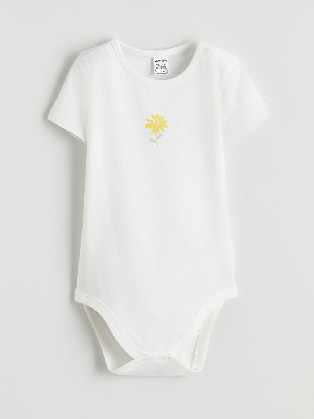 Μωρό Κορίτσι ΚΙΤΡΙΝΟ Κορμάκι με κούμπωμα-1