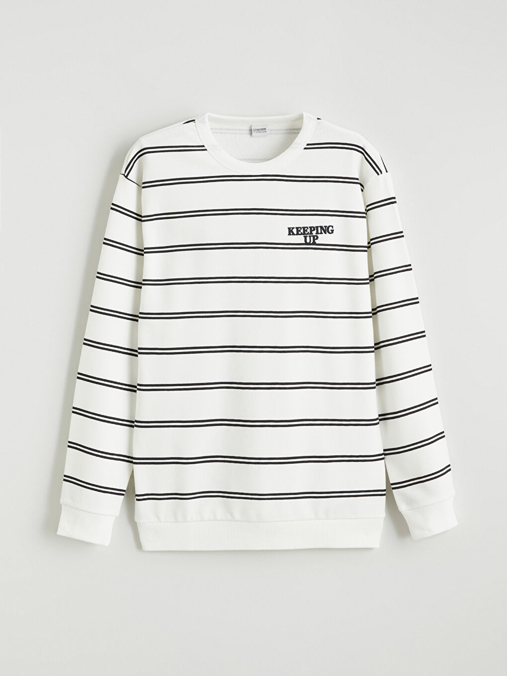 Siyah Çizgili Erkek Çocuk Sweatshirt