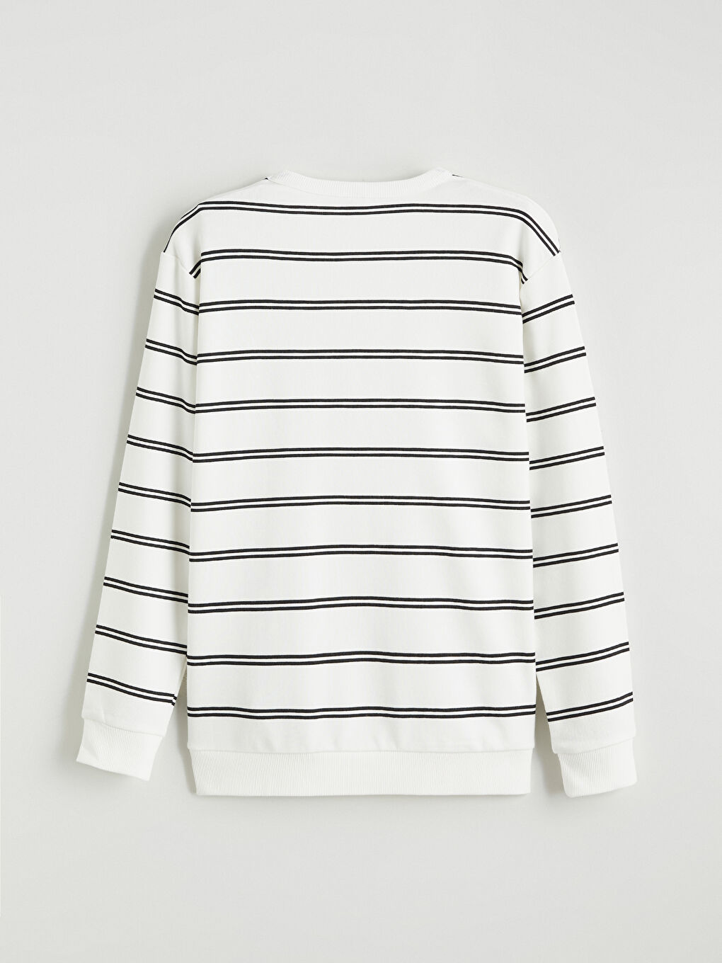 Siyah Çizgili Erkek Çocuk Sweatshirt-2