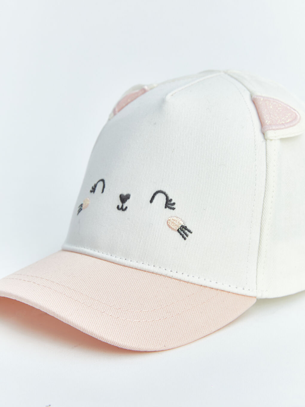 Tavşan Figürlü Kız Bebek Kep Şapka -2
