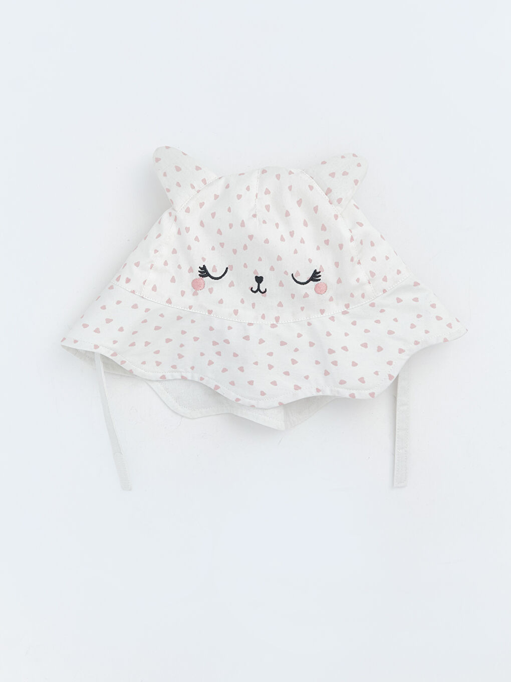 Hayvan Figürlü Kız Bebek Bucket Şapka -1