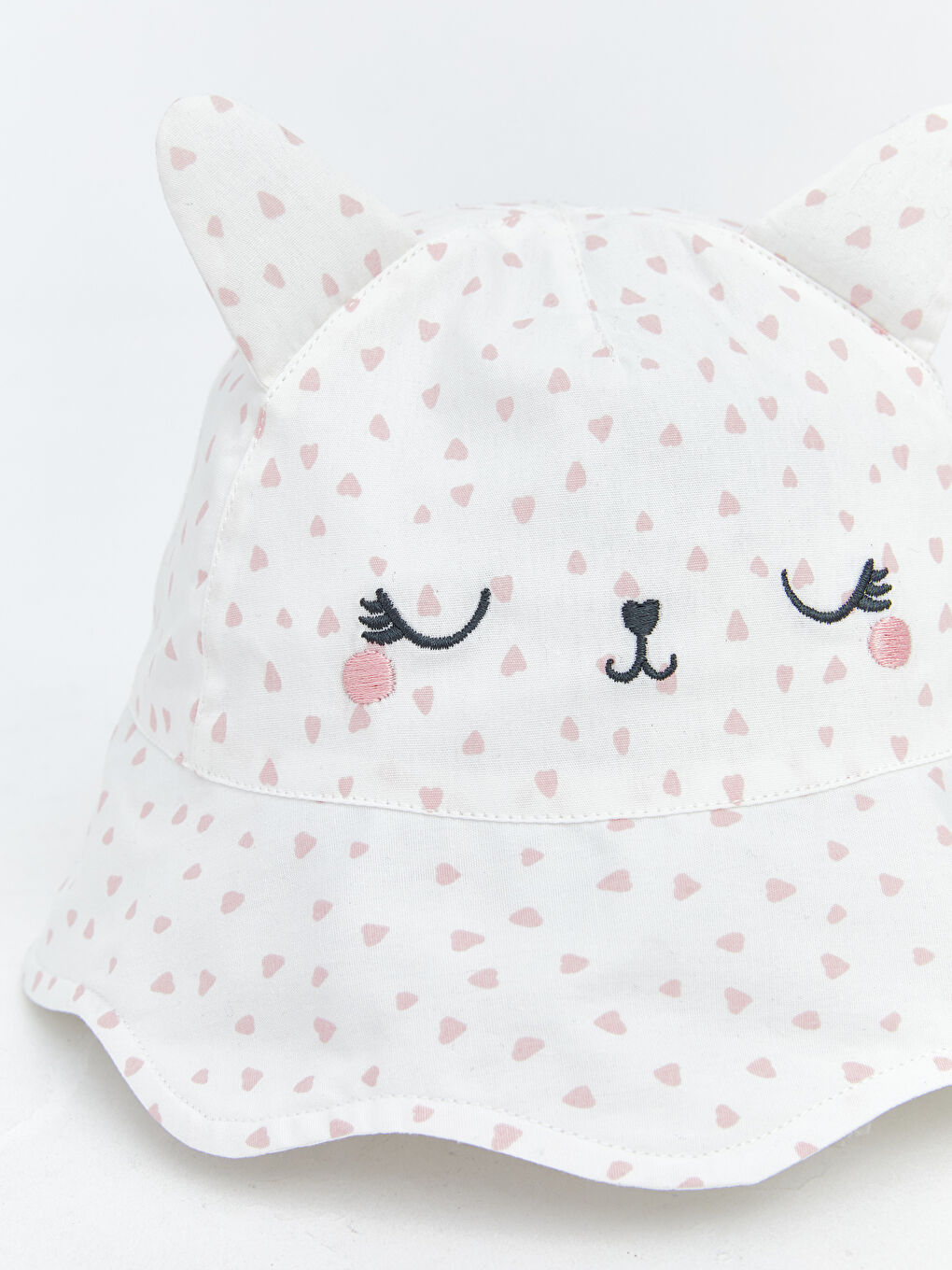 Hayvan Figürlü Kız Bebek Bucket Şapka -2