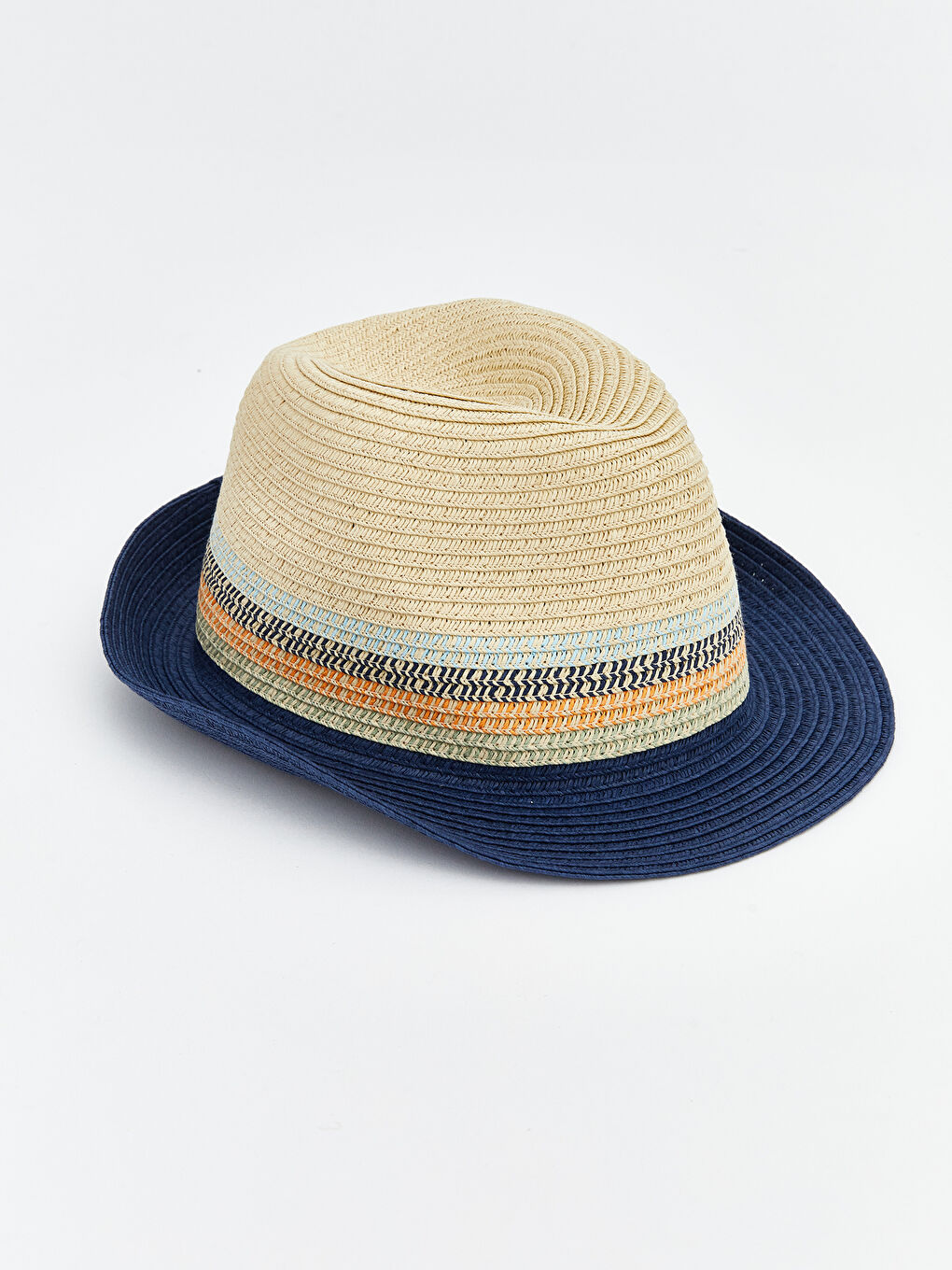 Малыши мальчики Бежевый Соломенная шляпа-1