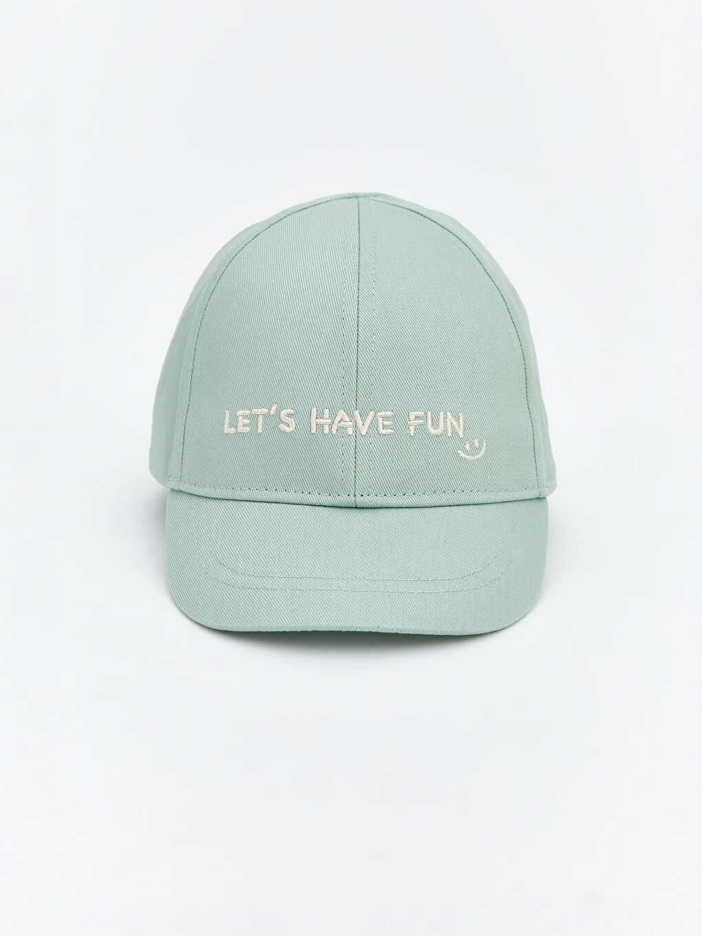 Yeşil Yazı Nakışlı Erkek Bebek Kep Şapka 