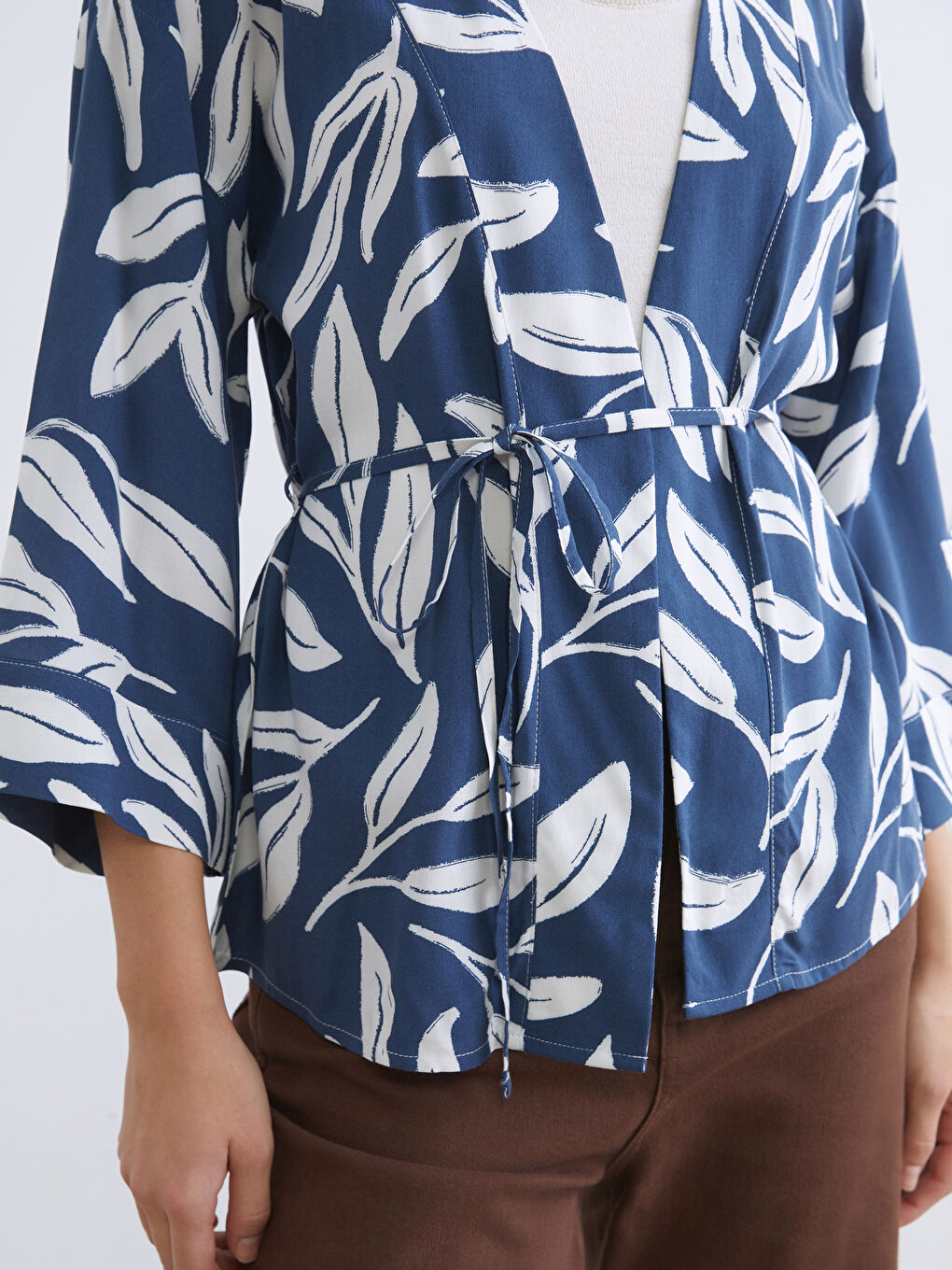 كيمونو أزرق نساء-2