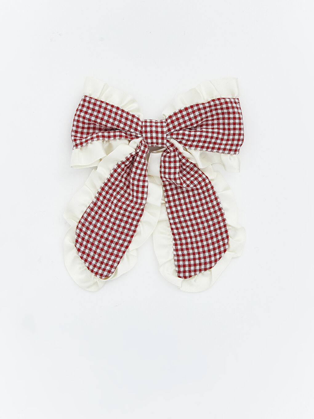 Kırmızı Fiyonk Detaylı Kız Bebek Toka