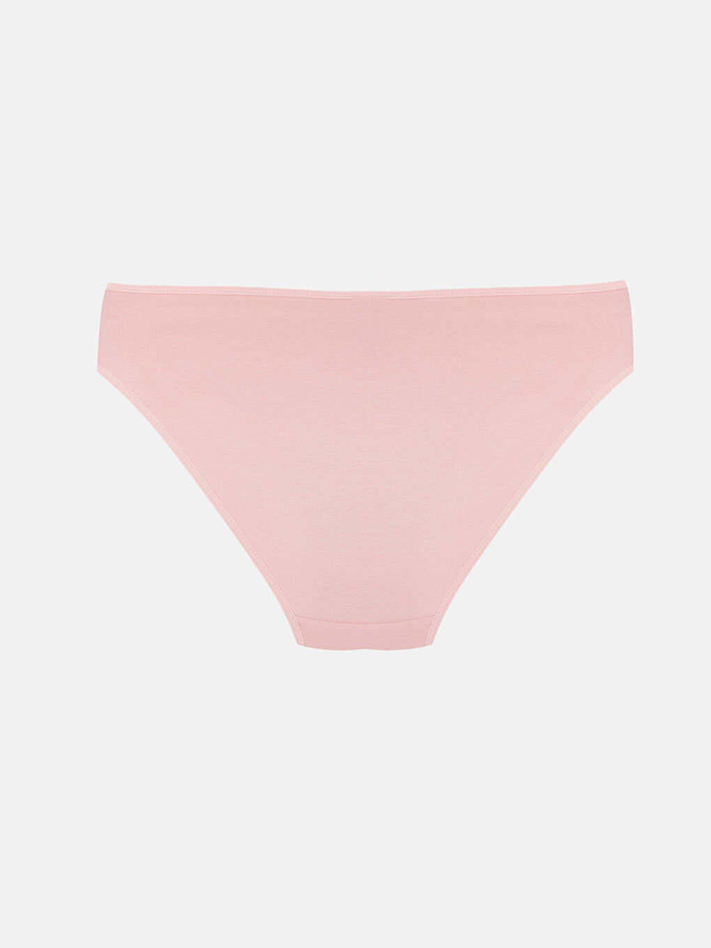 Pembe Kalp Nakışlı Bikini Külot-1