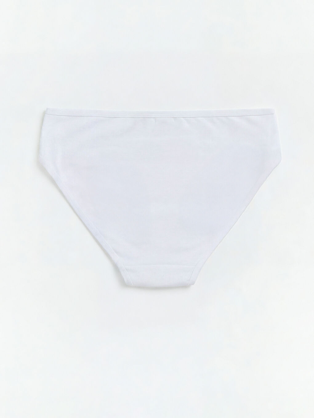 Beyaz Düz Bikini Külot-1