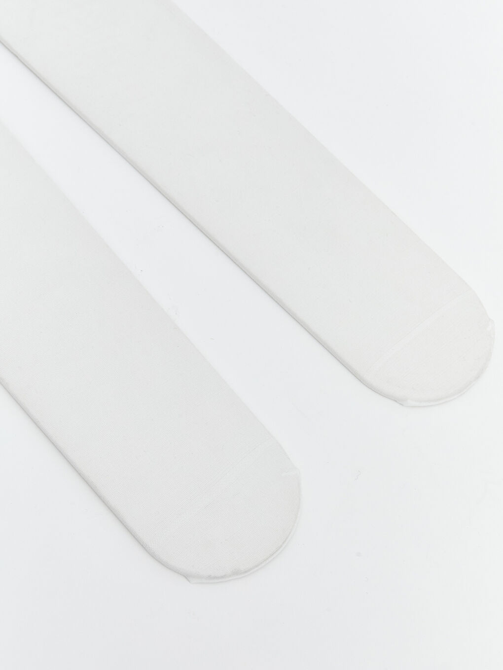 Ekru Basic İnce Kız Bebek Külotlu Çorap 2'li-1