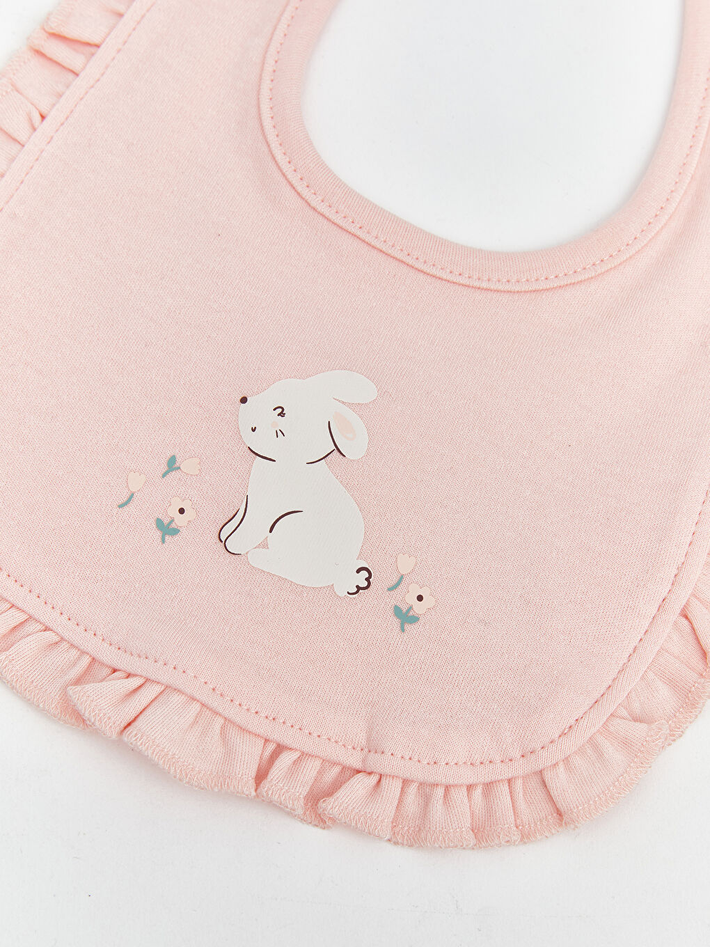 Baskılı Kız Bebek Mama Önlüğü 2'li-1