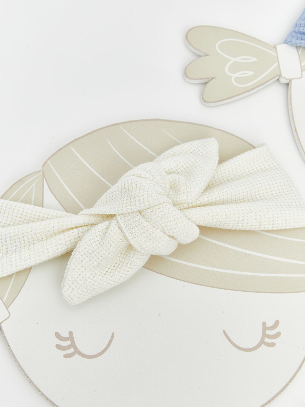 Pembe Fiyonk Görünümlü Kız Bebek Saç Bandı 3'lü-1