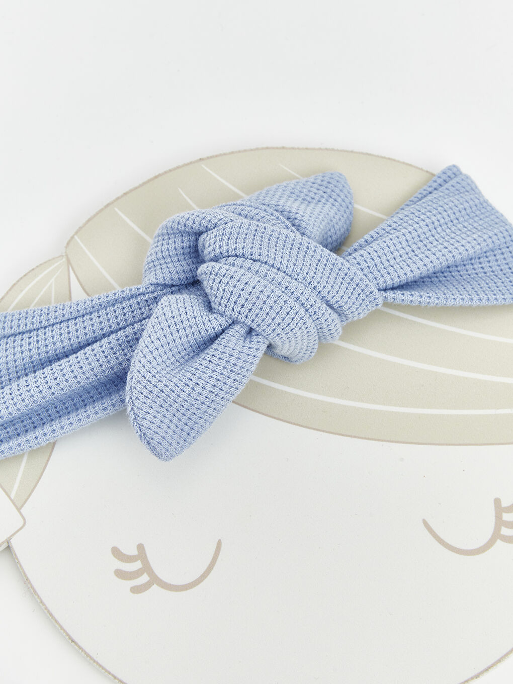 Pembe Fiyonk Görünümlü Kız Bebek Saç Bandı 3'lü-3