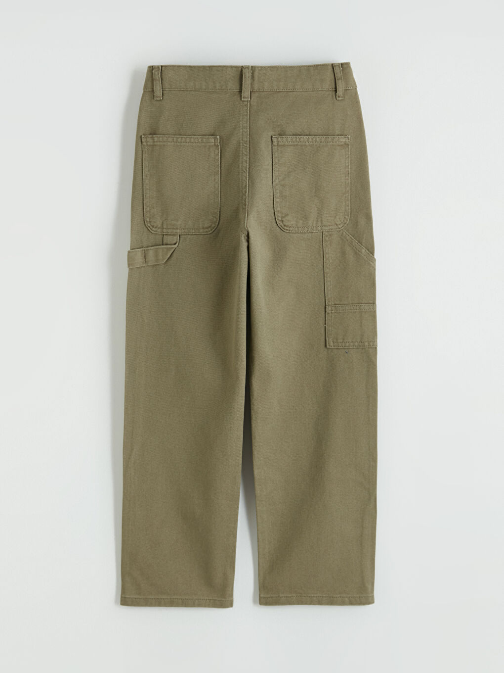 Haki Loose Fit Erkek Çocuk Jean Pantolon-3