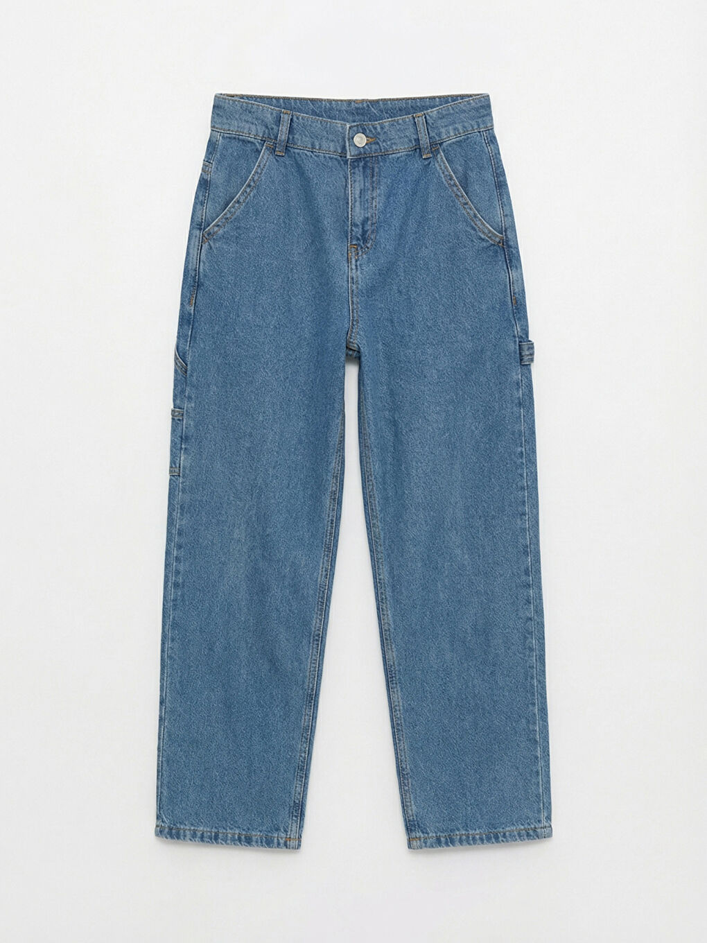 İndigo Erkek Çocuk Loose Fit Jean Pantolon