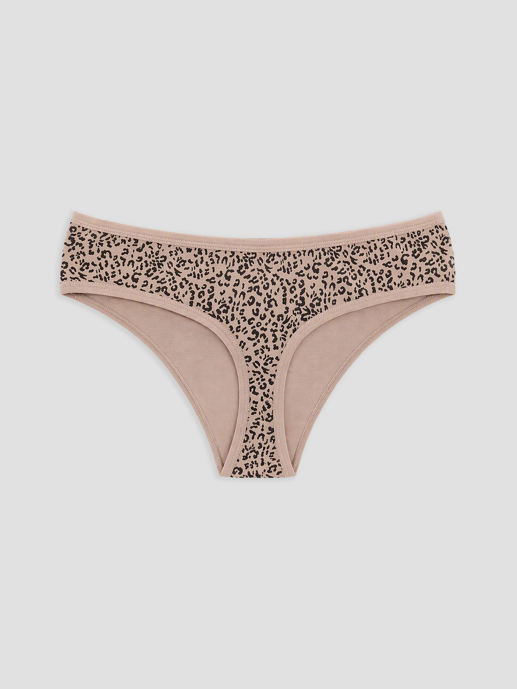 Kahverengi Leopar Desenli Tanga Külot