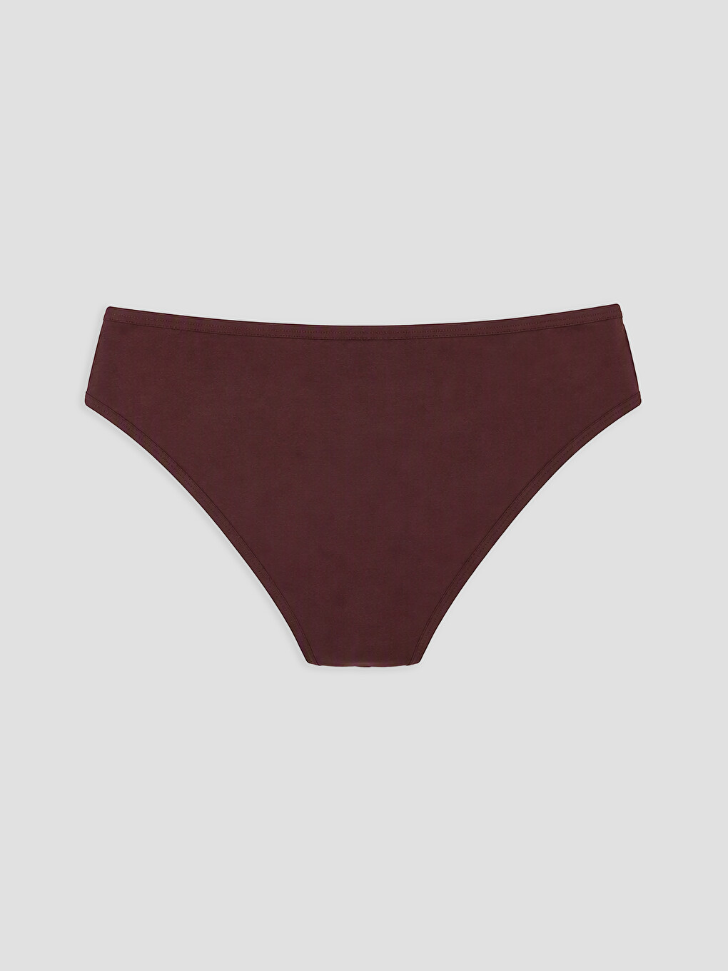Bordo Düz Brazilian Külot-1