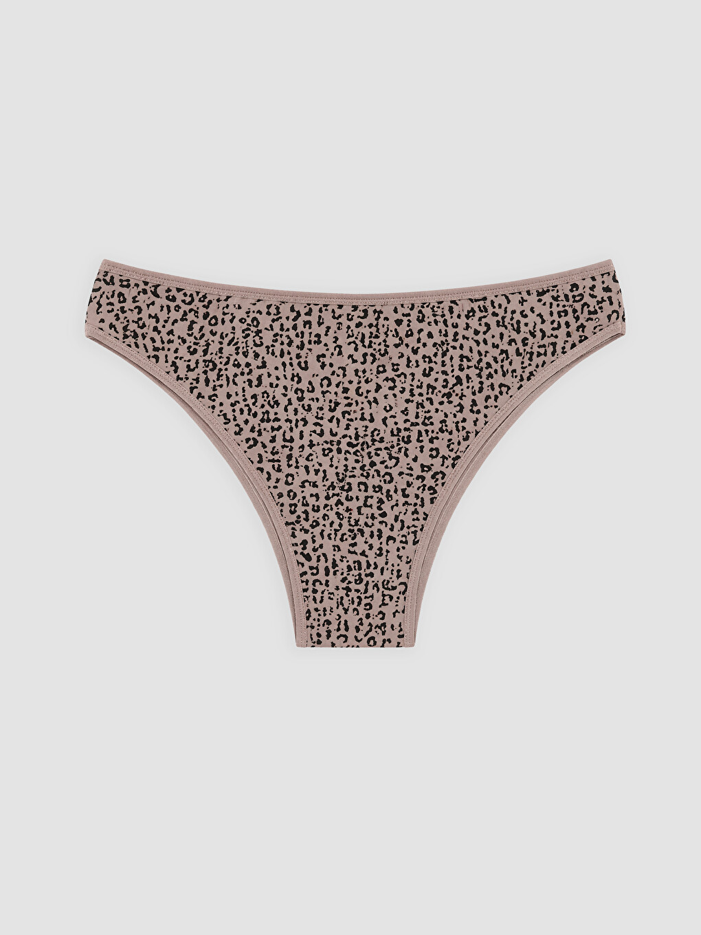Kahverengi Leopar Desenli Brazilian Külot-1
