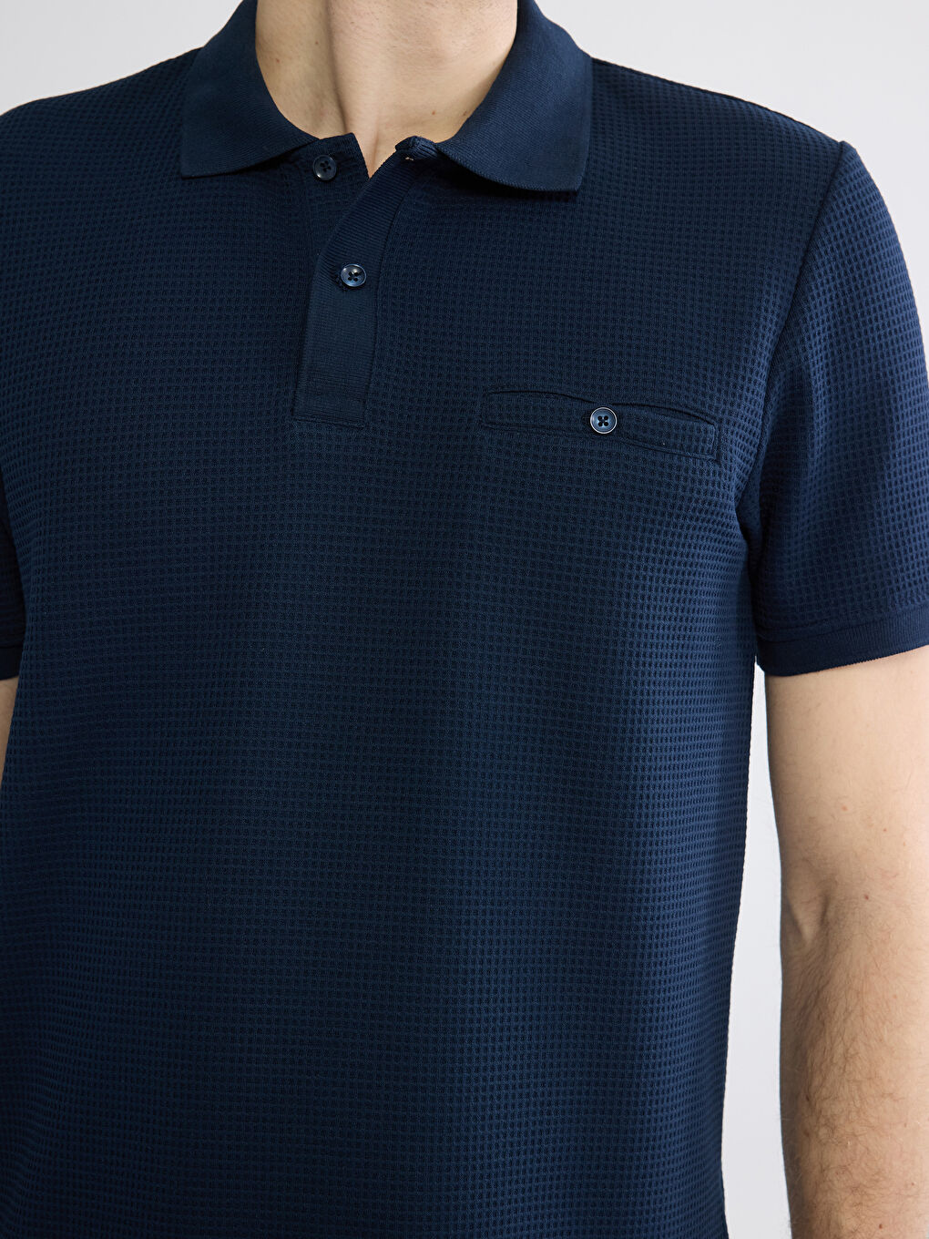 تي شيرت أزرق رجال-2