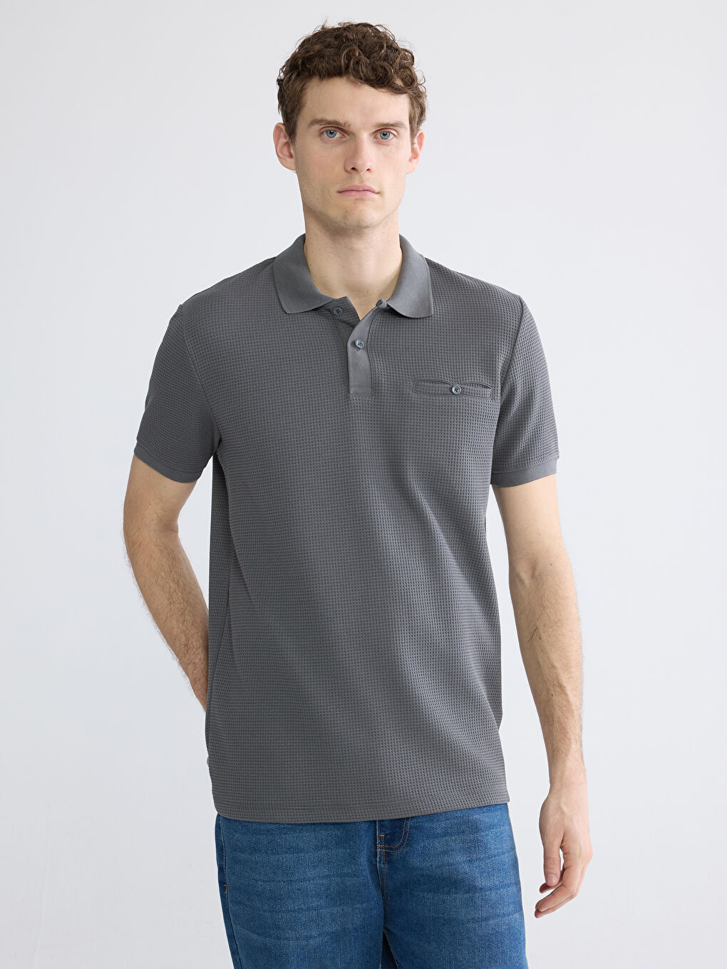 Polo Collar Men's T-Shirt