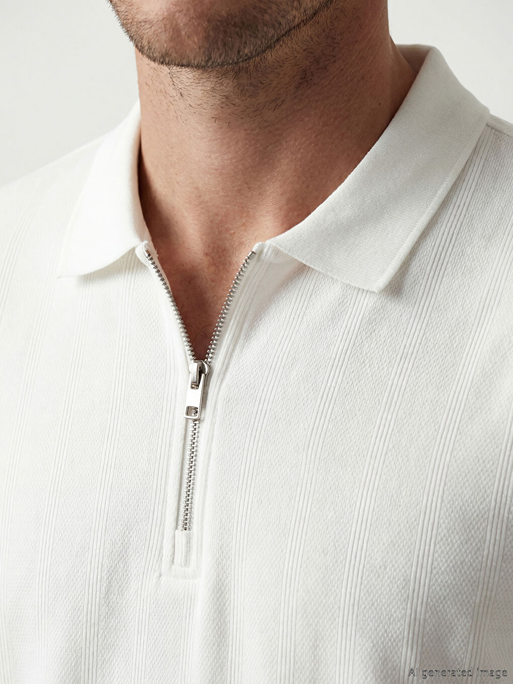 Polo Collar Men's T-Shirt-2