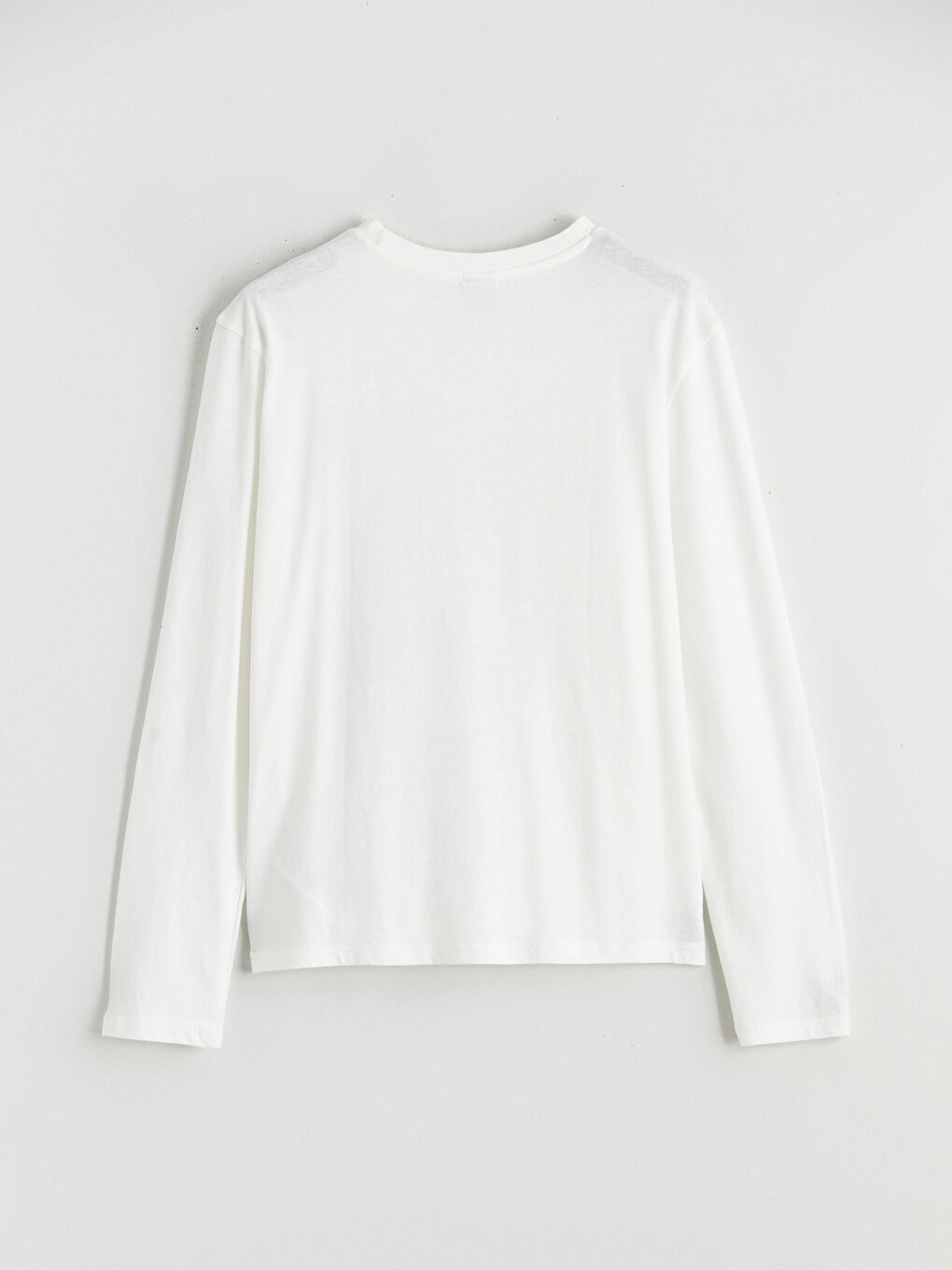 Ekru Bisiklet Yaka Baskılı Kız Çocuk Tişört-2