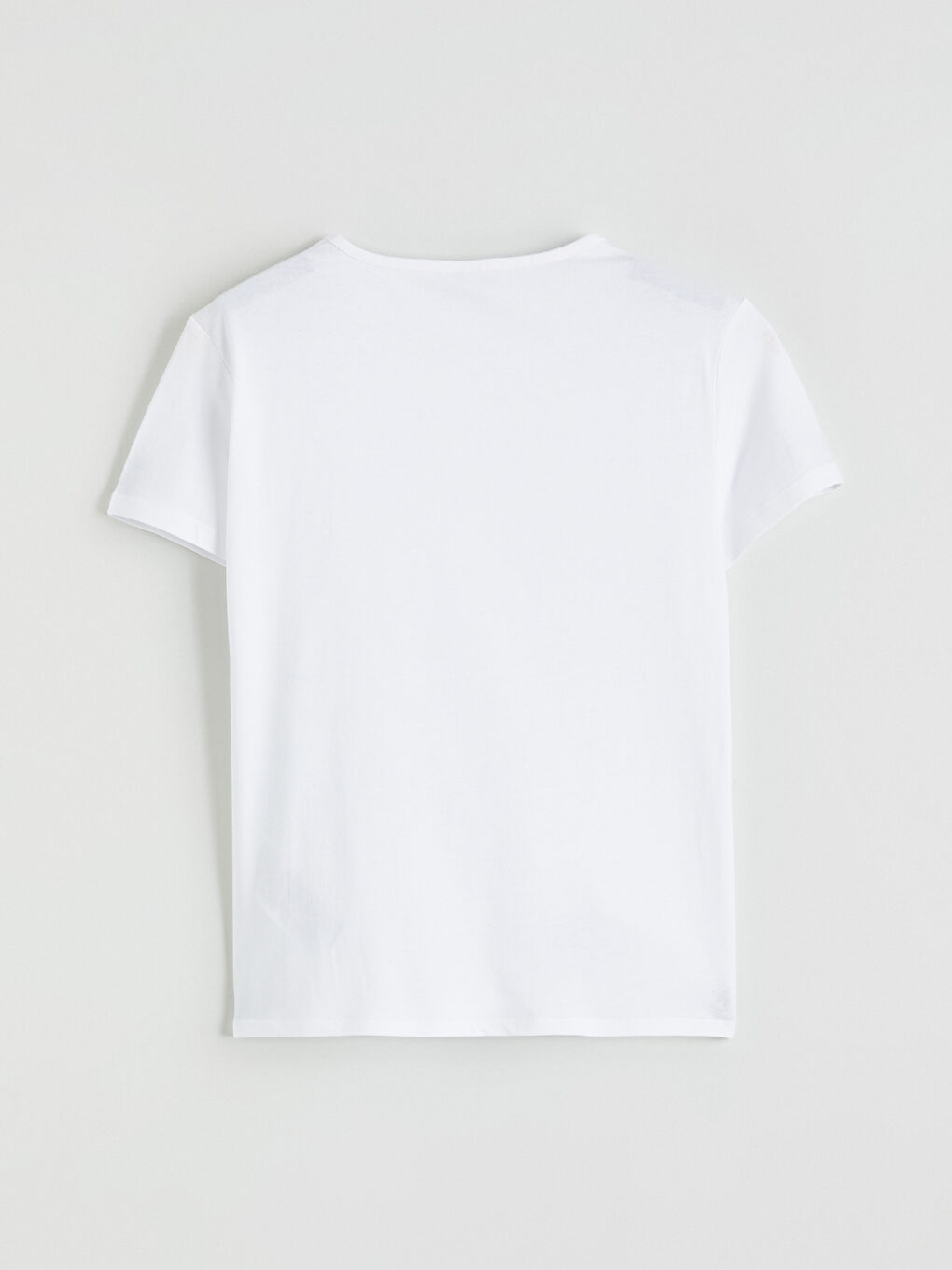 Girls' T-shirt with floral detailing.-2