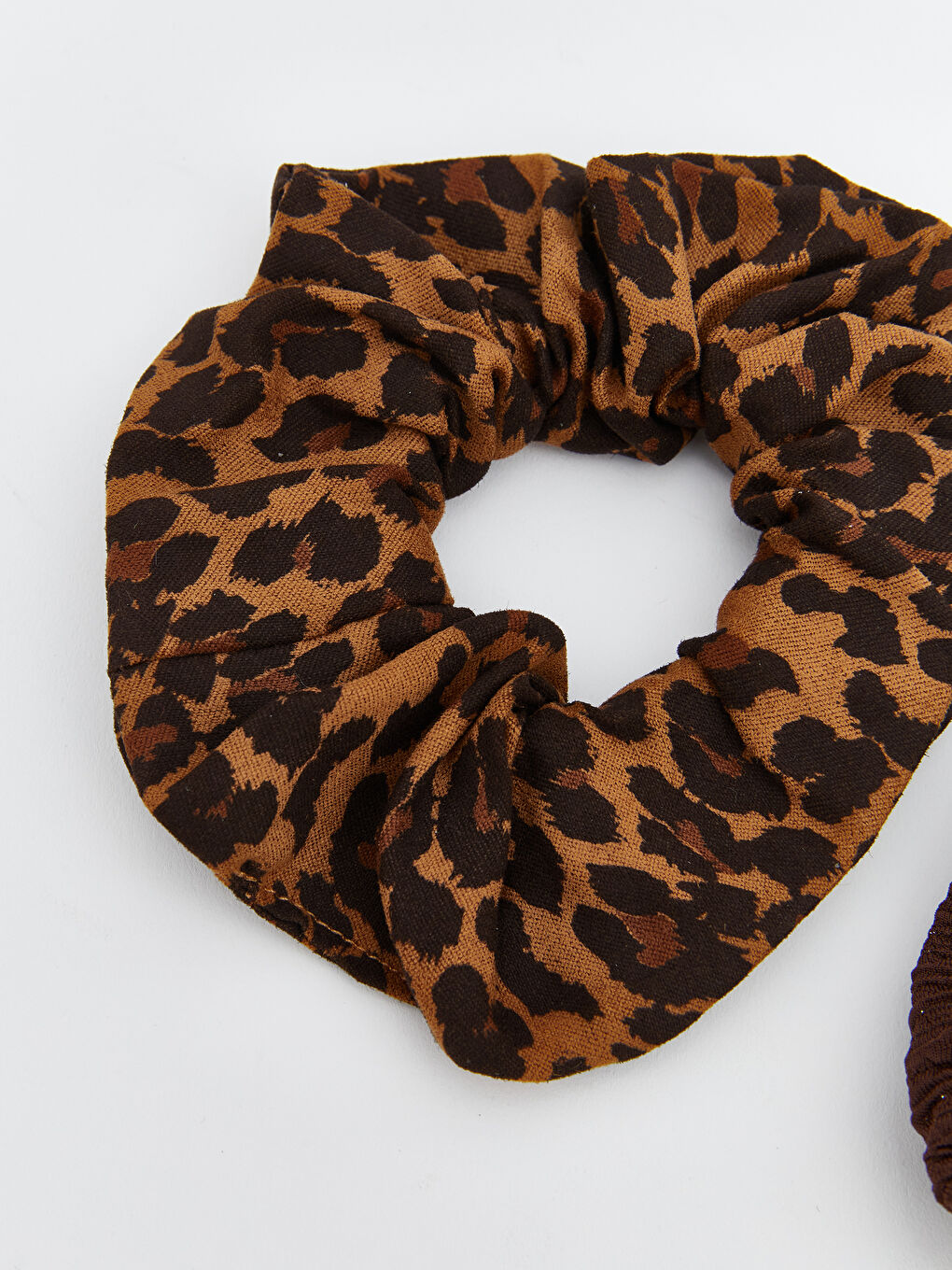 ლეოპარდის პრინტი ქალებისთვის ელასტიური თმის სამაგრი 2 შეკვრა-2