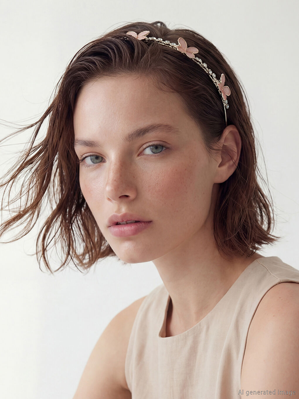 ربطة رأس خليط من الألوان امرأة