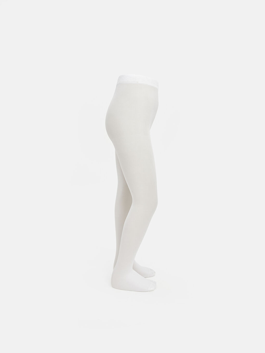 Beyaz İnce Kız Çocuk Külotlu Çorap