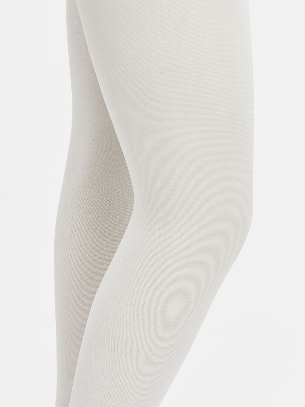 Beyaz İnce Kız Çocuk Külotlu Çorap-1