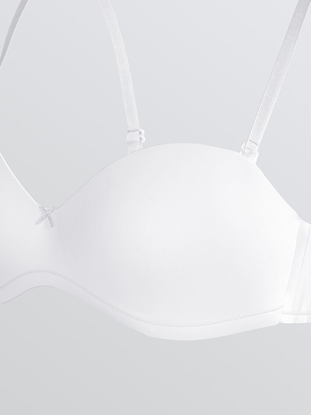 Дротовий без підкладки простий бюстгальтер без бретелей-2