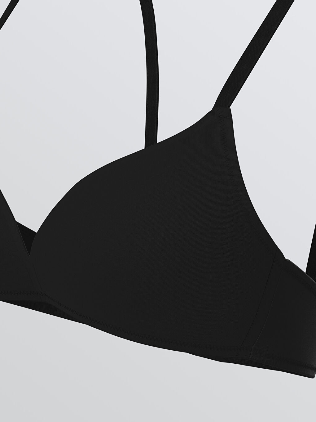 Balensiz Dolgusuz Düz Üçgen Sütyen-2