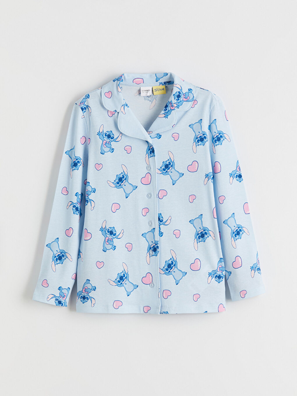 გოგონა ლურჯი პიჟამის ნაკრები-1