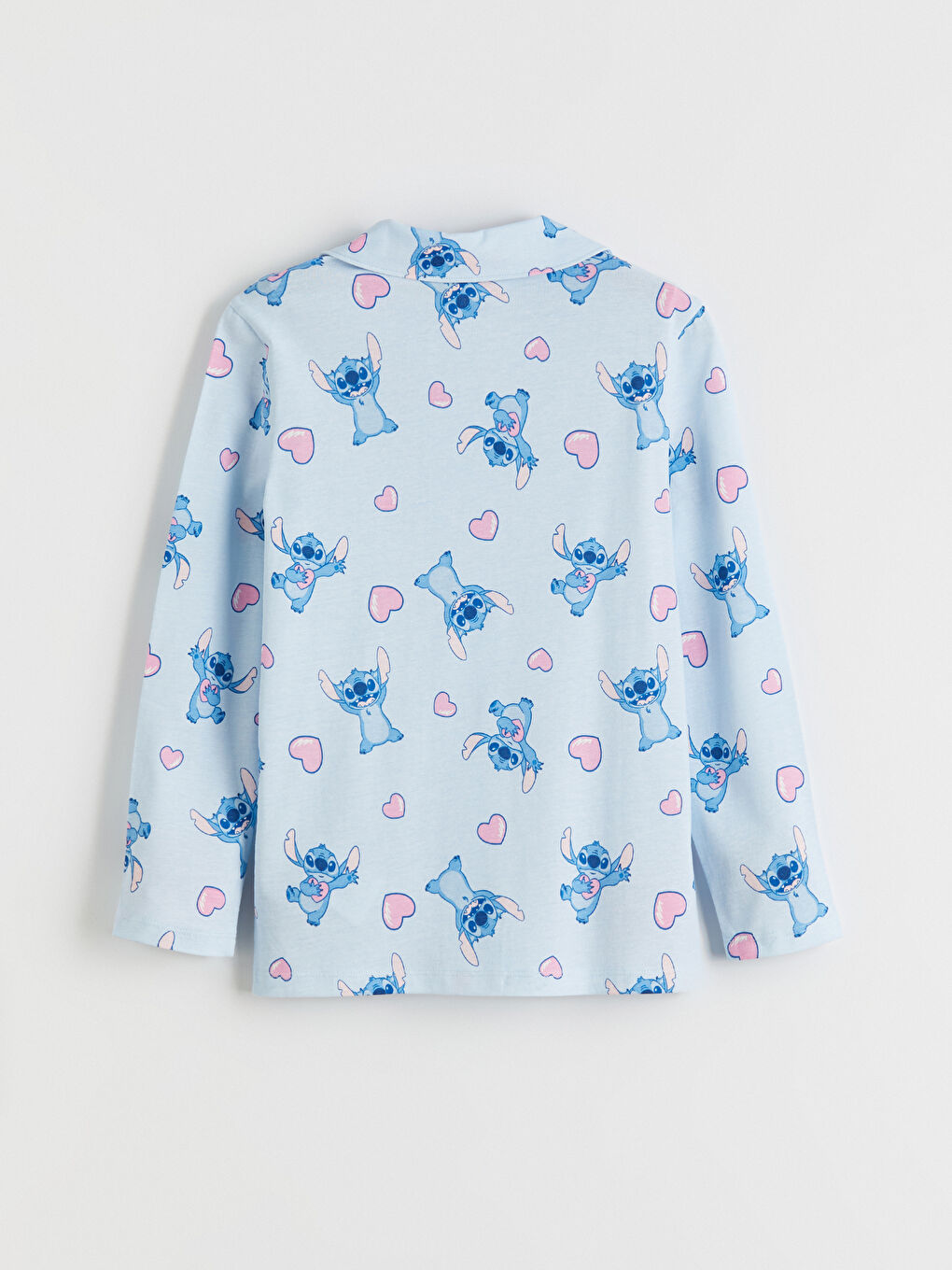 გოგონა ლურჯი პიჟამის ნაკრები-3