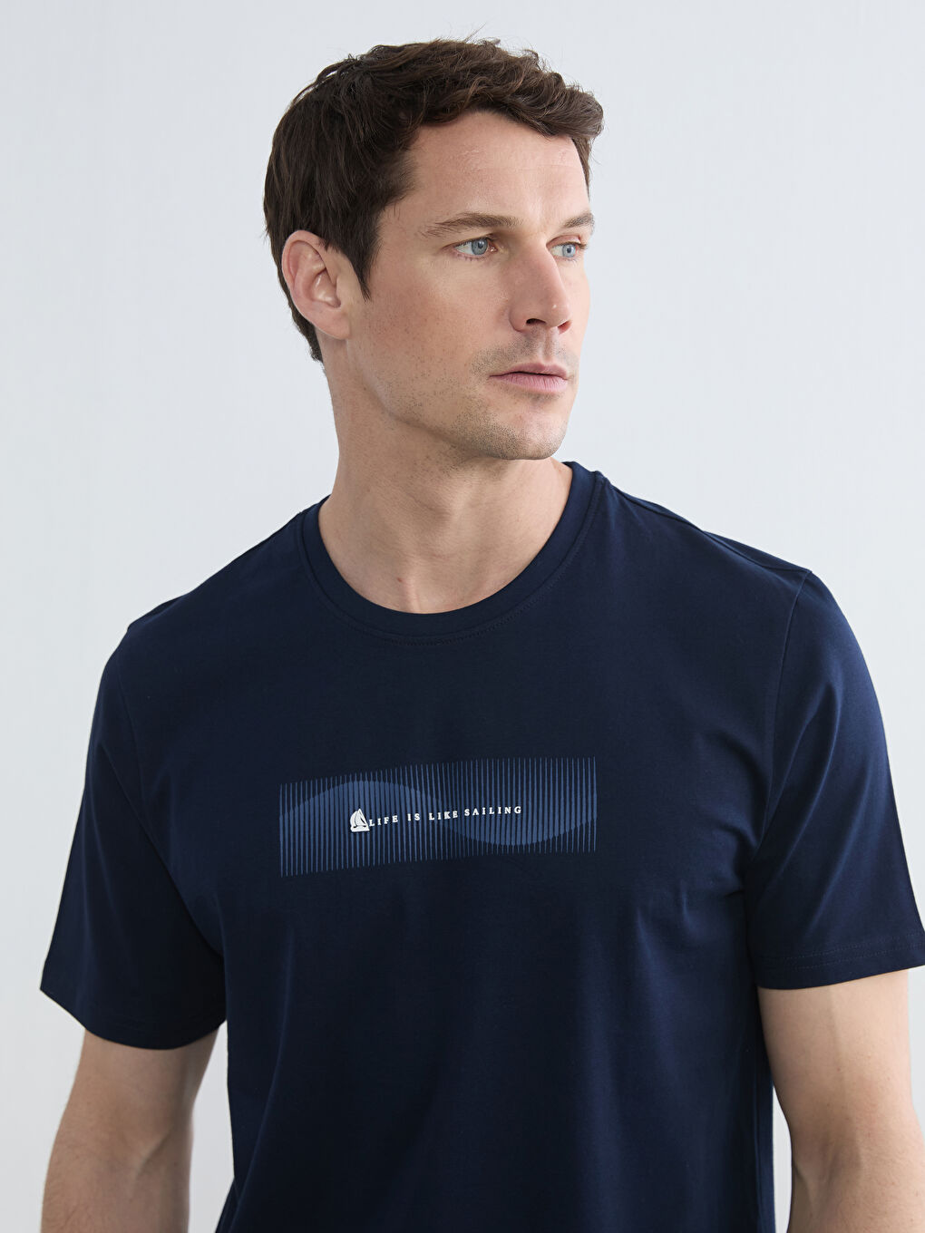 Man NAVY T-Shirt