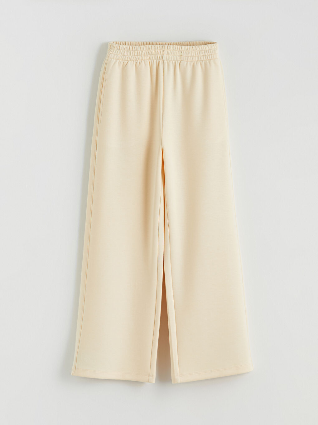 Sarı Bisiklet Yaka Kız Çocuk Sweatshirt ve Eşofman Altı-4