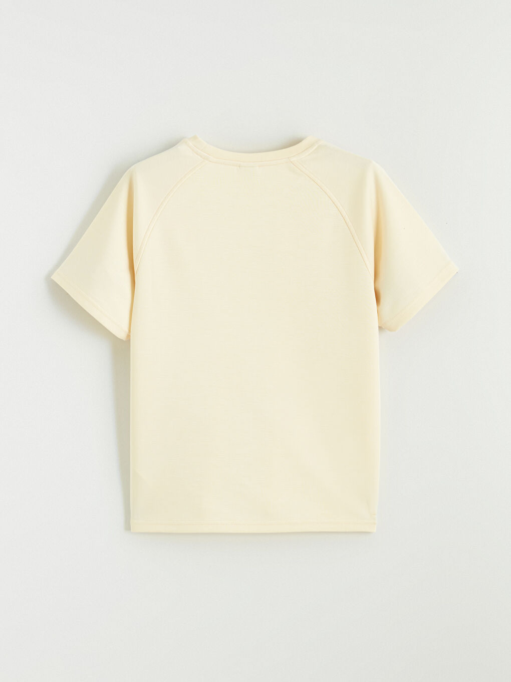 Sarı Baskılı Kız Çocuk Tişört-2